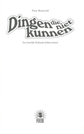 Dingen die niet kunnen - Floor Westerveld - 2009
