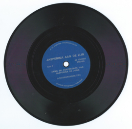 Single 7” – flexi-disc - JASPERINA AAN DE LIJN – ZANG EN COFERENCE VAN - 1969