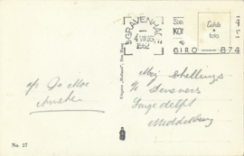 Ansichtkaart – Scheveningen, Kurhaus - 1952