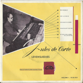 Jules de Corte – LEVENSLIEDJES - 1959 (♪)