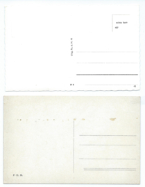 SET van 2 ansichtkaarten – Klederdracht