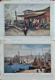 Prent – set van 2 - uit Originalen Deutschen " Illustrierten Zeitung " - 1916