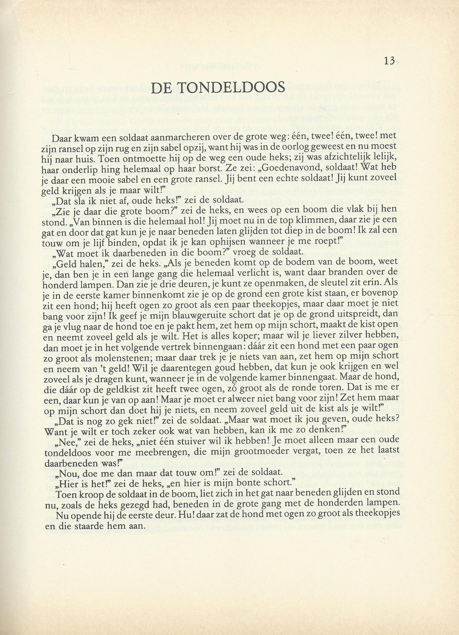 SPROOKJES EN VERTELLINGEN – HANS CHRISTIAN ANDERSEN - 1975
