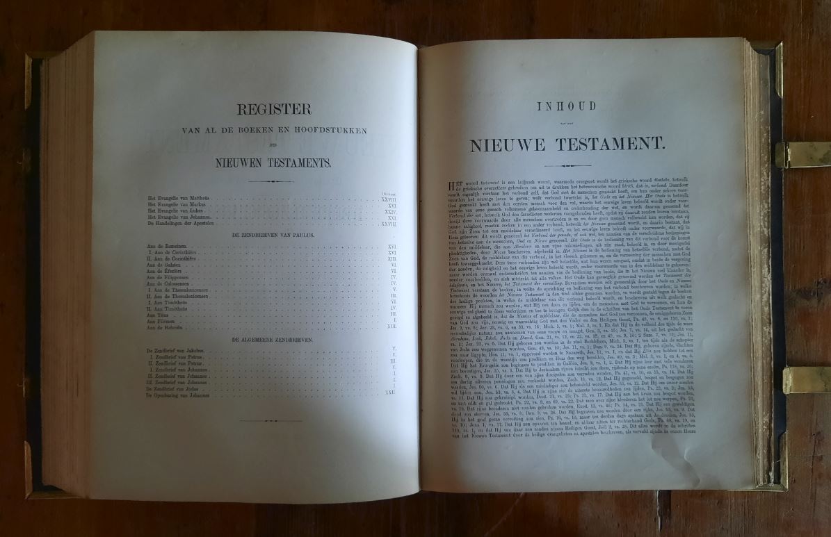 BIJBEL, DAT IS DE GANSCHE HEILIGE SCHRIFT ... – ca. 1900