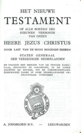 HET NIEUWE TESTAMENT OF ALLE BOEKEN DES NIEUWEN VERBONDS ... - ca. 1933