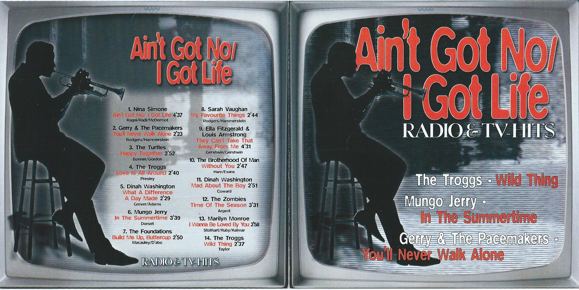 CD – Various - Ain't Got No/ I Got Life RADIO & TV-HITS - 1999