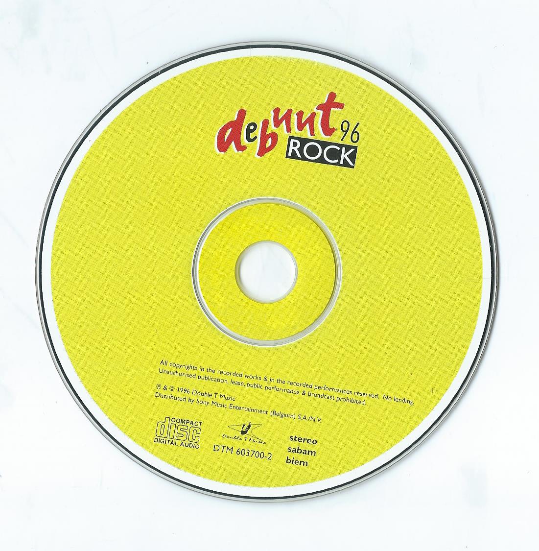 CD – Various – debuutROCK 96 - 1996