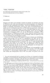 DE VERENIGDE OOSTINDISCHE COMPAGNIE IN ZEELAND – V. ENTHOVEN - 1989