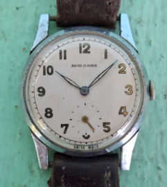 Horloge - ANCRE 15 RUBIS SWISS MADE – jaren 40-50