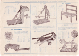 MECCANO - HANDLEIDING VOOR UITRUSTING No. 1 - 1954