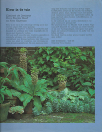 Kleur in de Tuin - Elisabeth de Lestrieux / Fotografie Marijke Heuff en Kees Hageman - 1988