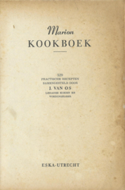 Marion KOOKBOEK – J. VAN OS – jaren ‘50