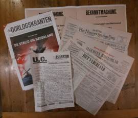 De OORLOGSKRANTEN – 3 stuks – 2017