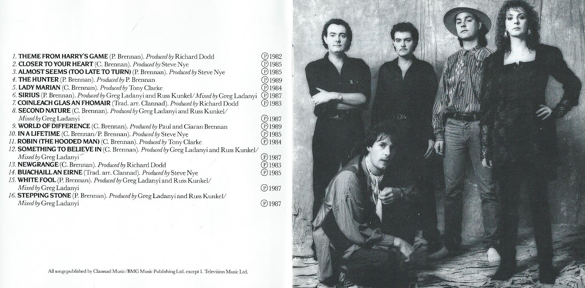 CD – CLANNAD – PAST PRESENT – 1989 (RCA)