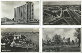 SET van 4 ansichtkaarten - Rotterdam – 1951-1952