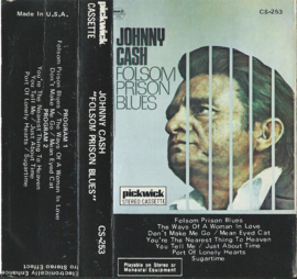 MC - JOHNNY CASH ‎– FOLSOM PRISON BLUES – 1971 (♪)