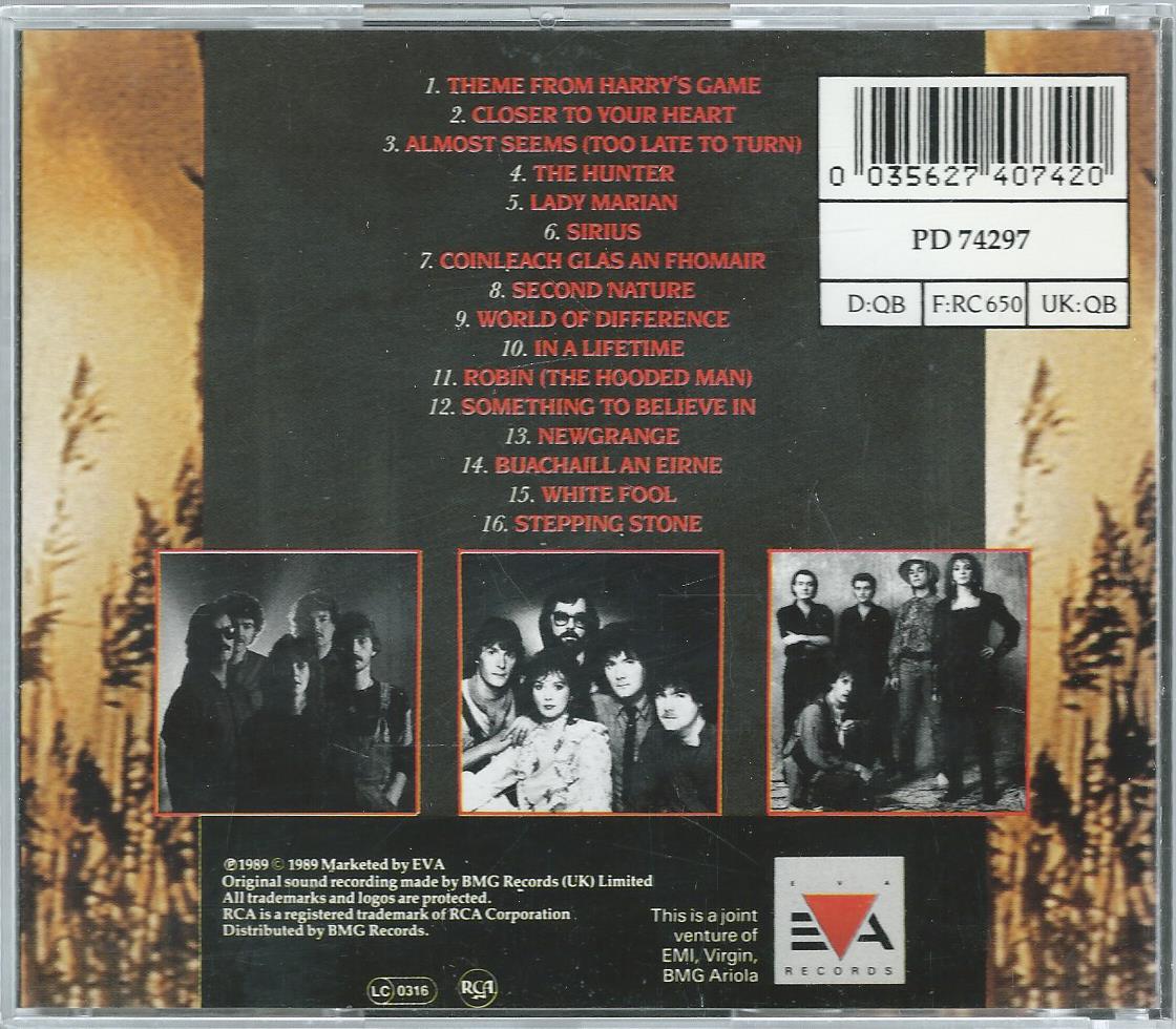 CD – CLANNAD – PAST PRESENT – 1989 (EVA)