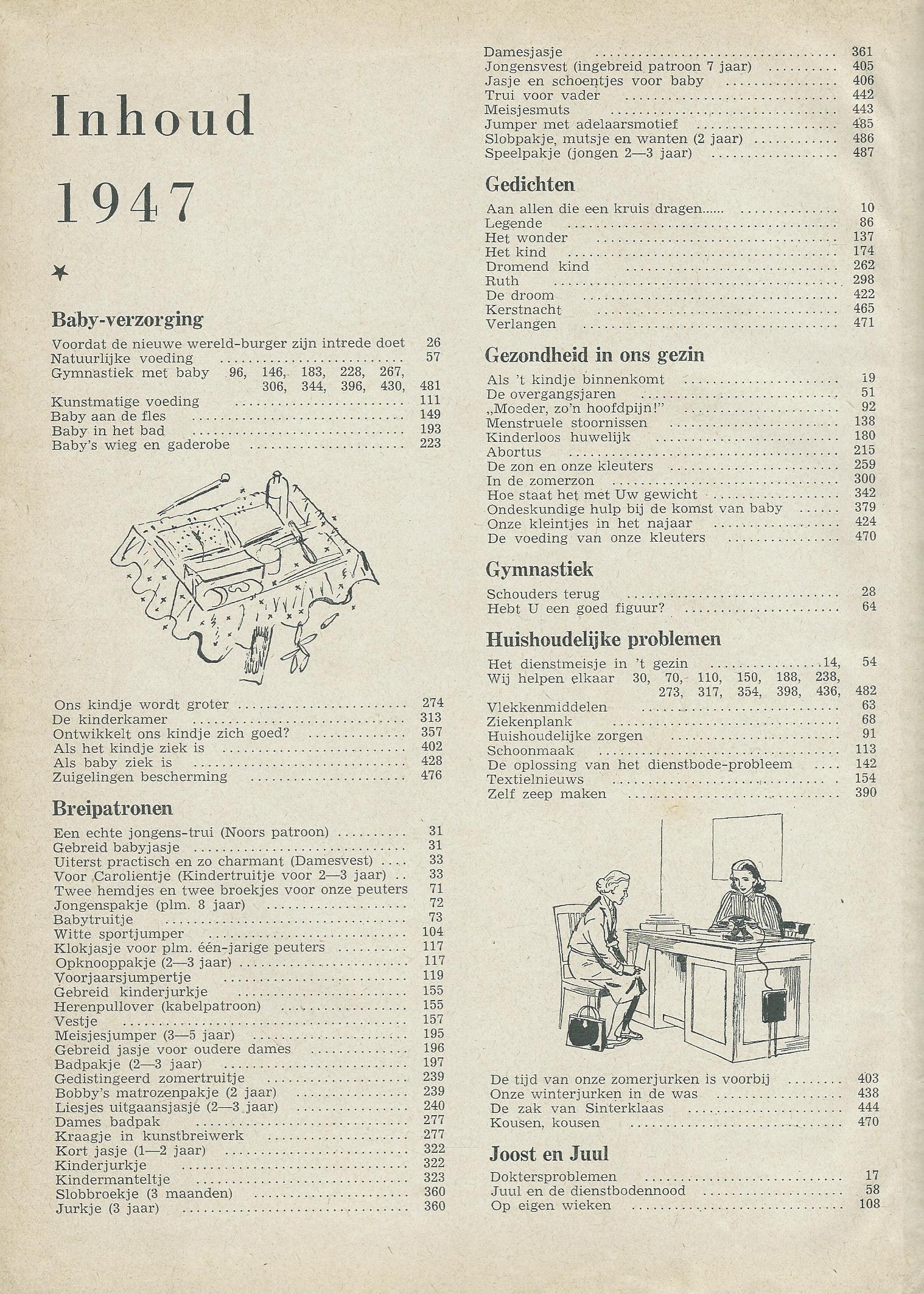 Moeder, HET “VAKBLAD” VOOR MOEDERS – jaargang 1947 in boek