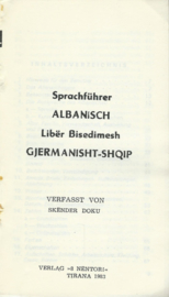 Sprachführer ALBANISCH - SKËNDER DOKU - 1983