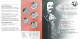 set van 5 de 'Ruyter-munten' – 400 jaar Michiel de Ruyter - 2007