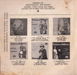 EP – Karine et Rebecca – MAMAN DIT - MON NOUVEL AMI SHUSS - ... - 1966