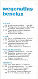 wegenatlas benelux – 1980/81
