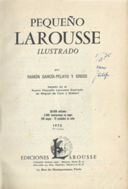 PEQUEÑO LAROUSSE ILUSTRADO - RAMÓN GARCÍA-PELAYO Y GROSS - 1975