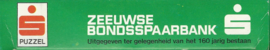 JIGSAW PUZZLE – ZEEUWSE BONDSSPAARBANK - 1979