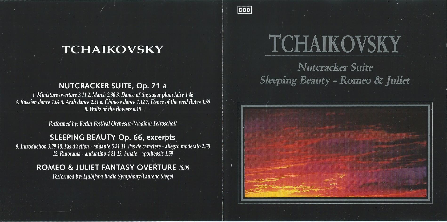 CD – TCHAIKOVSKY – Nutcracker Suite - Sleeping Beauty - Romeo & Juliet - 1991