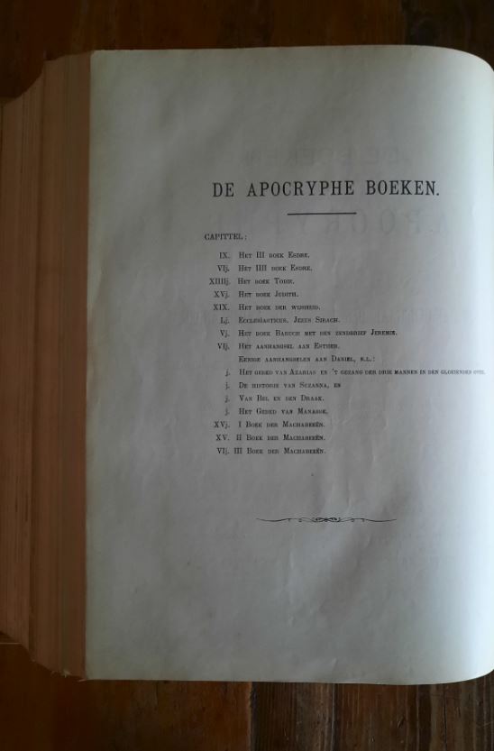 BIJBEL, DAT IS DE GANSCHE HEILIGE SCHRIFT ... – ca. 1900