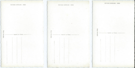 Kaarten setje 70 - 5 stuks - ca. 1950