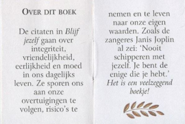 BLIJF JEZELF – HELEN EXLEY – 2010