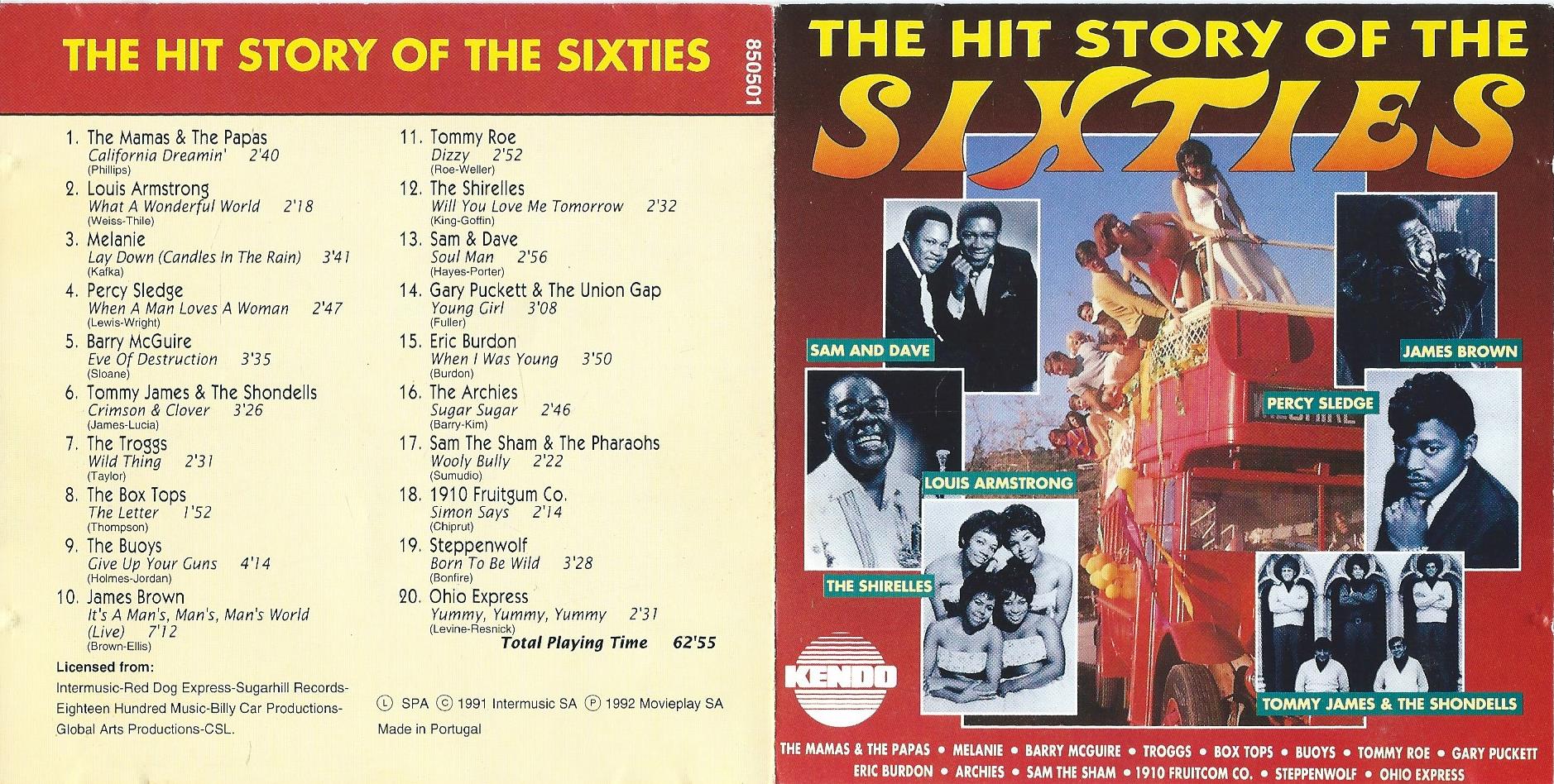 CD – Various – THE HIT STORY OF THE SIXTIES - 1992