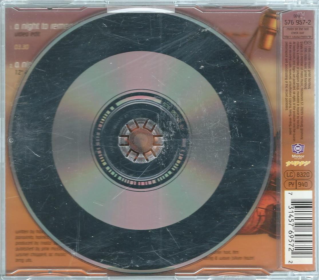 CD – Maxi-Single – U96 – a night to remember - 1996