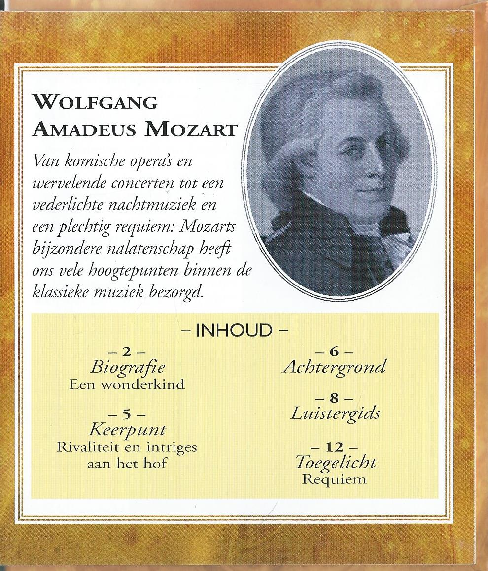 CD – MOZART Muzikale meesterwerken - 2004