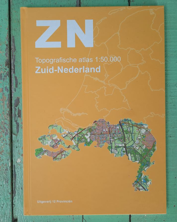 Topografische atlas 1:50.000 Zuid-Nederland - 2016