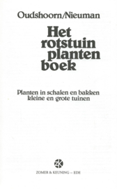 Het rotstuin planten boek – Oudshoorn / Nieuman - 1981