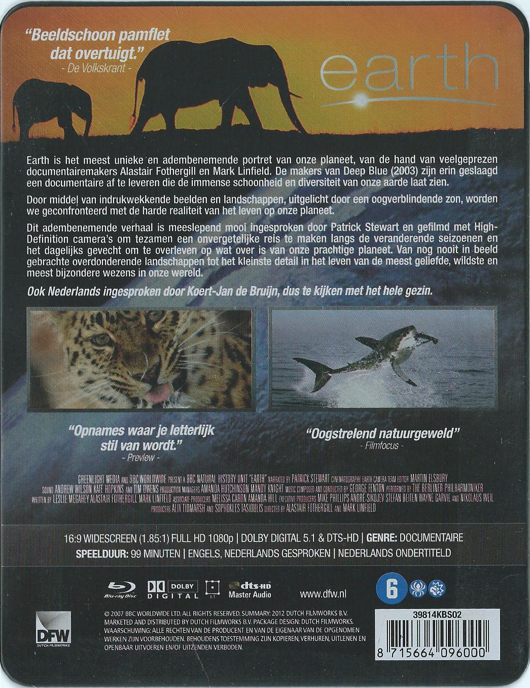 Blu-ray - earth – De reis van je leven - 2007