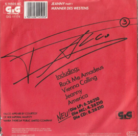 FALCO – JEANNY, Part 1 – MÄNNER DES WESTENS – ANY KIND OF LAND - 1985