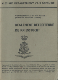 REGLEMENT BETREFFENDE DE KRIJGSTUCHT - 1974