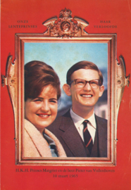 H.K.H. Prinses Margriet en de heer Pieter van Vollenhoven 10 maart 1965
