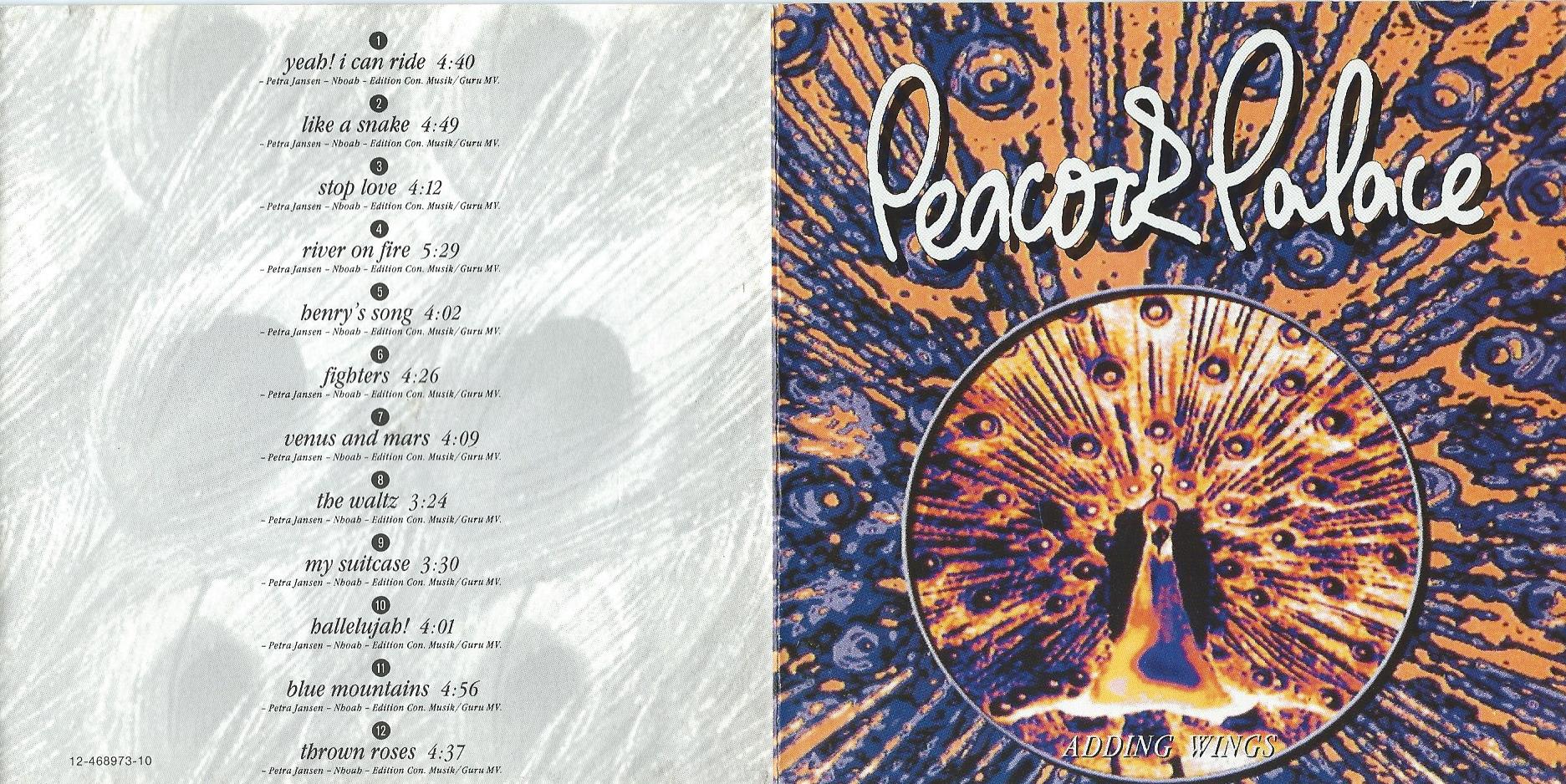 CD – PEACOCK PALACE – ADDING WINGS - 1991