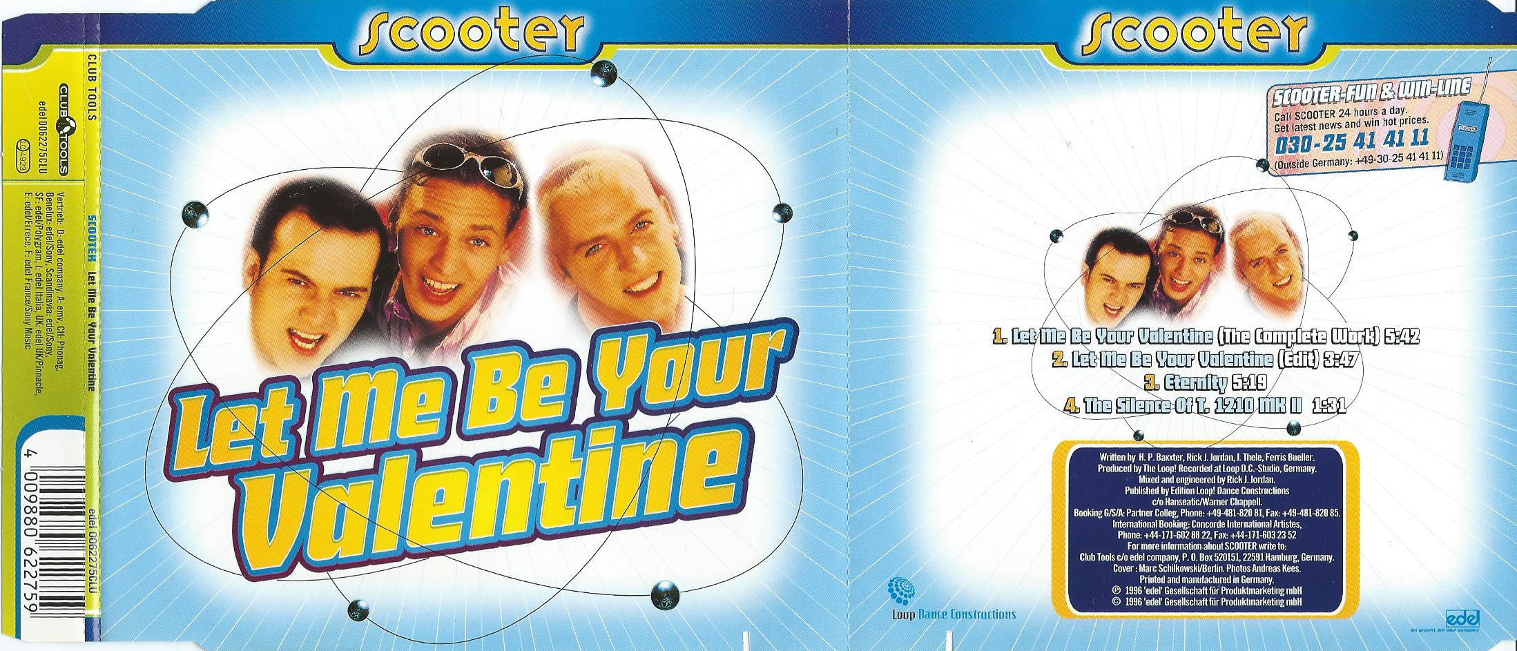 CD – Maxi-Single – Scooter – Let Me Be Your Valentine - 1996