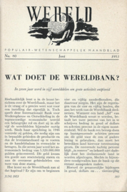 WERELD – POPULAIR-WETENSCHAPPELIJK MAANDBLAD – No. 80 – Juni 1953