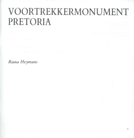 VOORTREKKERMONUMENT PRETORIA – Riana Heymans - 1986