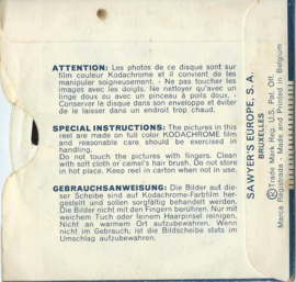 VIEW-MASTER beeldschijven – TULIP TIME HOLLAND - 2 stuks – 1956