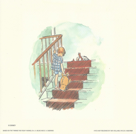 Prent - Winnie the Pooh – Stairs – DISNEY