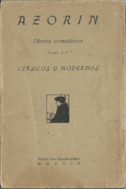 AZORIN - Obras Completas - Tomo XII – 1919