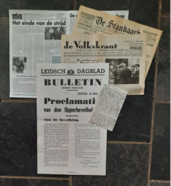 De OORLOGSKRANTEN – 6 stuks – 1994