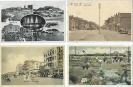 SET van 4 ansichtkaarten – België – Knokke – 1952-1953